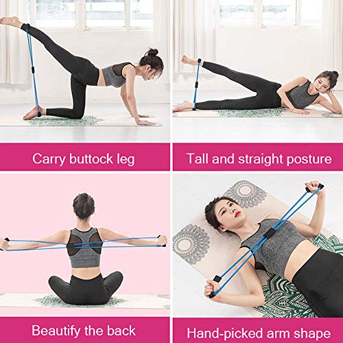 Corda de puxar, Andoer Figura 8 Home Motion Pull Rope Arm Force Trainer