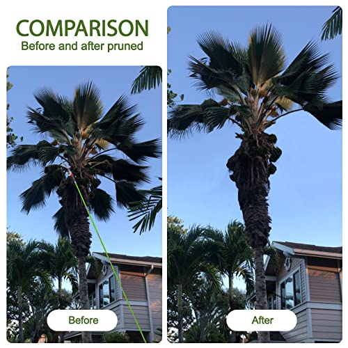 Pole Saws For Tree Trimming, Manual Pole Saws 27 Feet Extension Pole Tree Trimmer Cut Tree Branch Garden Tools Loppers Hand Pruning Saws For Sawing And Shearing #TOP6