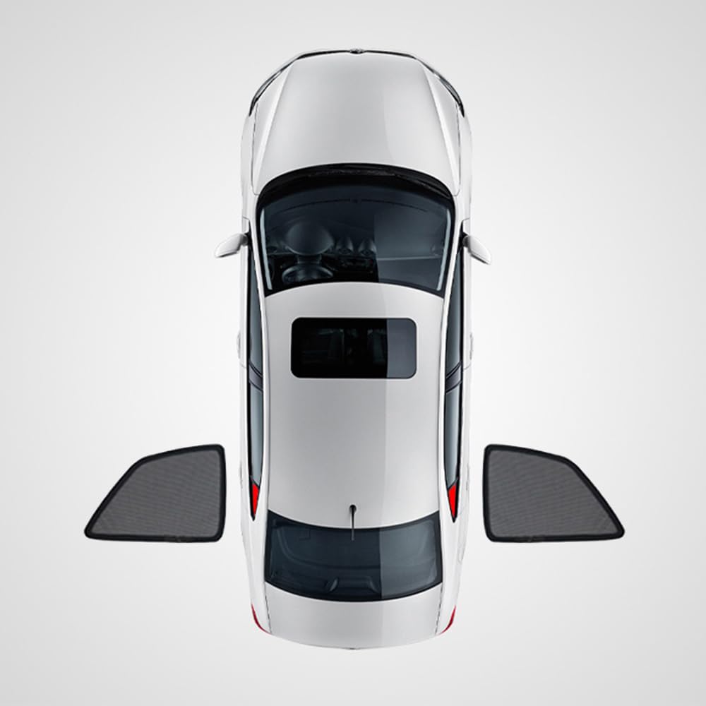 Car Window Sunshades for Toyota Fortuner 2006 2007 2008 2009 2010 2011 2012 2013 2014 2015 2016 Mesh Sunshade Magnetic Suction Blackout Curtain Half Shade Sun Protection Cover Interior Accessories