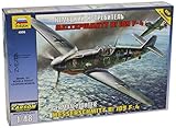 messerschmitt bf 109 vs supermarine spitfire 210 pezzi Zvezda 500784806 - Modellino Aereo WWII Messerschmitt Bf-109 F4 Scala 1:48 [Giocattolo]