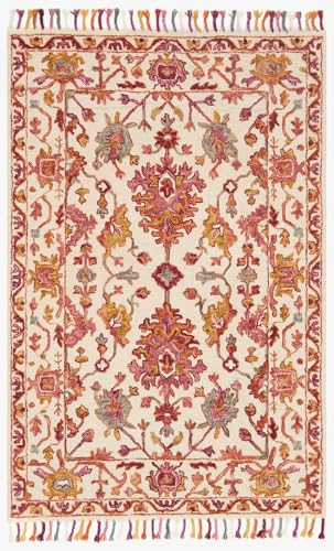 Image of Hand Tufted Premium Rug Premium Wool Carpet for Living Room Bedroom and Hall Size 4x6 Feet Color Multi