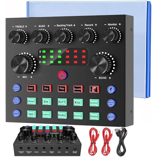 Pack équipement podcast avec interface audio et mixeur DJ Bluetooth pour PC