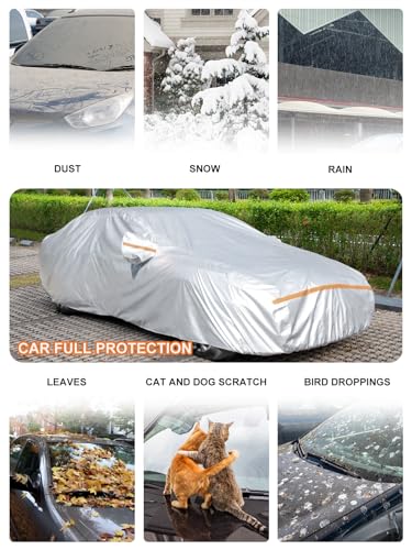 Insauto OXCAMR-115 Car Cover Waterproof All Weathercustom Fit For Toyota Camry Honda Accord 1990-2024, Heavy Duty Outdoor Full Exterior Cover thumb #6