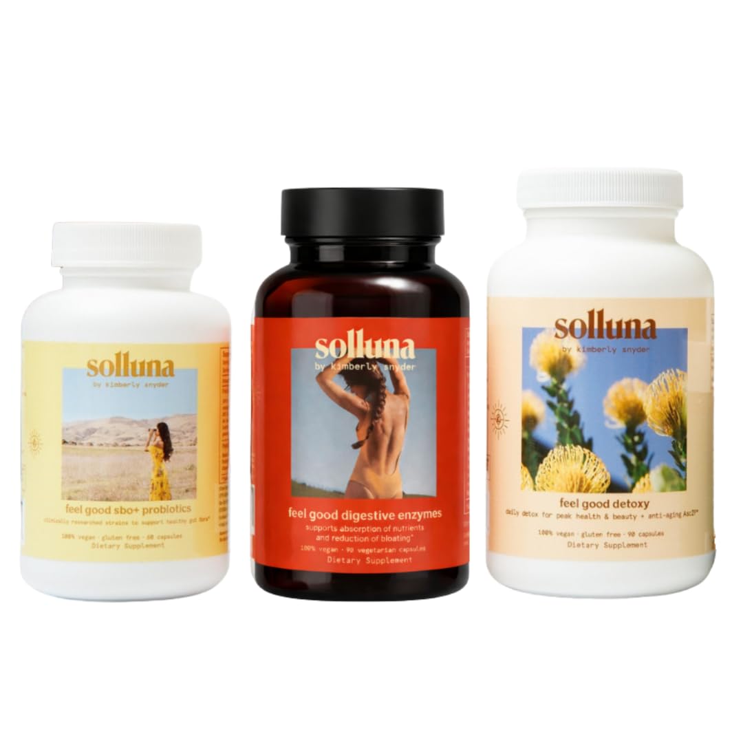 Digestive Starter Kit — Digestive Enzymes + SBO Probiotics (with Prebiotics & Postbiotics) + Colon Cleanser Vegan Friendly & Non-GMO