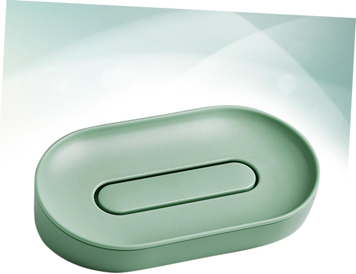 Wall Mounted Soap Dish with Double Layer ABS Drain Rack for Soap Bar image 4