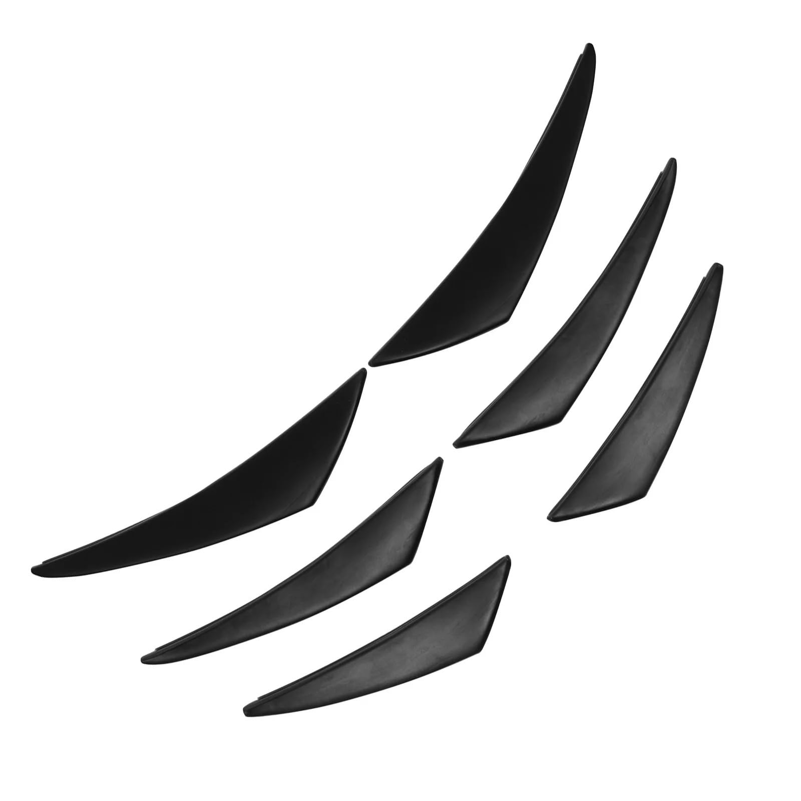 warga aerodynamiczna warga deflektora 1 zestaw zderzaka przedniego, rozdzielacz płetwy, trwała naklejka na zderzak samochodowy, uniwersalna