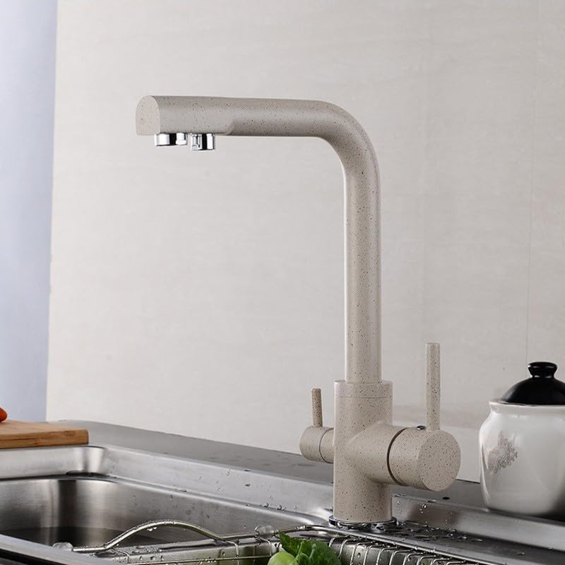Mitigeur d'eau potable pivotant à 360 degrés LWX pour cuisine à un trou