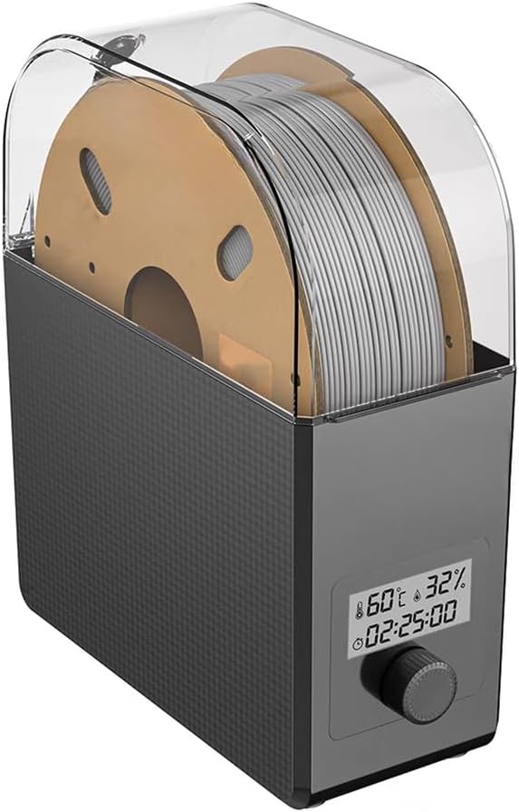 3D Printer Filament Dryer, 3D Printer Filament Drying Box with Touch Screen, 360° Fast Heating and Support 24 Hour Timing, Real-Time Monitoring &1.75Mm/2.85Mm Filaments Diameter for Studio