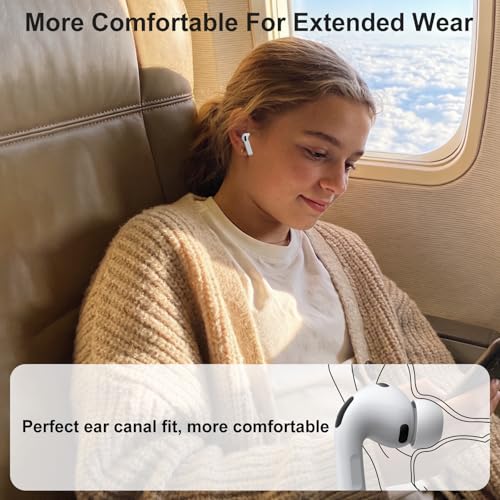 Image of Ear Tips for Airpods Pro 3 - Silicone Earbud Replacement for Airpods Pro 3 (2025) - Rubber Tip Small Medium Large for Airpod Pro 3 (S /M /L, 3 Pairs)