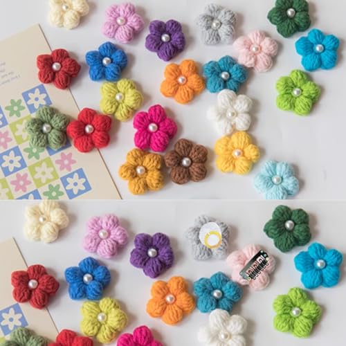 20 Stück (10 Haargummis, 10 Haarspangen) kleine Hunde-Haar-Accessoires mit Schleife, Puffblume mit Gummiband/Haarspangen für zottelige Hunde, lange Hunde, Haustiere, Teddy, Yorkie, Malteser,