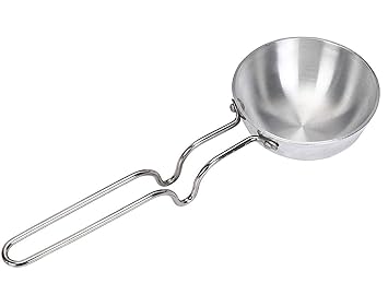 Aluminium Silver Tadka Pan Set of 1 Piece 10CM