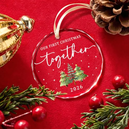 Image of Our First Christmas Together Ornaments 2026 Gifts for Couple Him Her