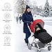 Warm & Cozy Winter Stroller Cover - Waterproof Bunting Bag for Baby with Soft Ultra-fine Fleece & Universal Fit for Strollers - Protective Footmuff Blanket for Ultimate Comfort in Wind, Rain & Snow
