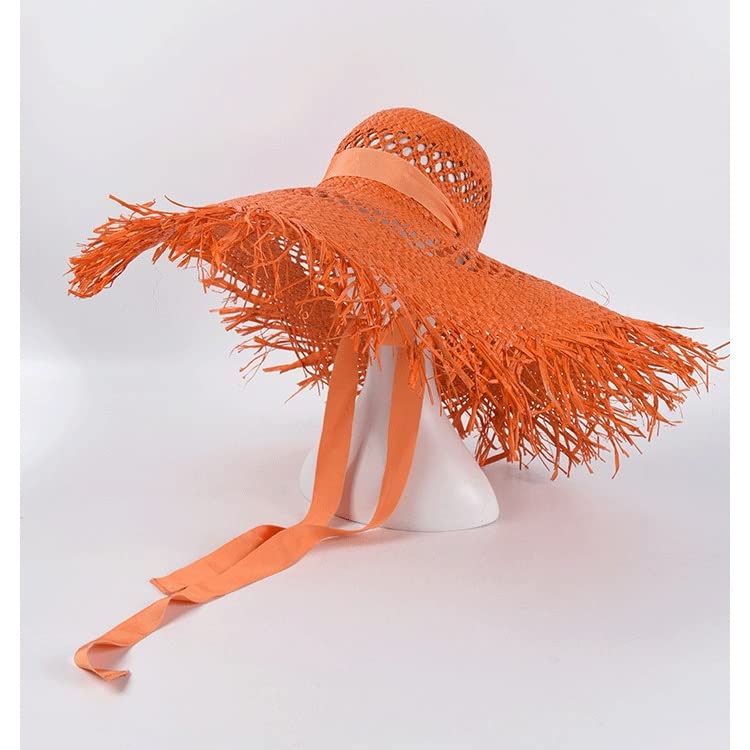 Chapeaux de plage en raphia femmes : fini la chaleur avec ce chapeau de soleil creux respirant