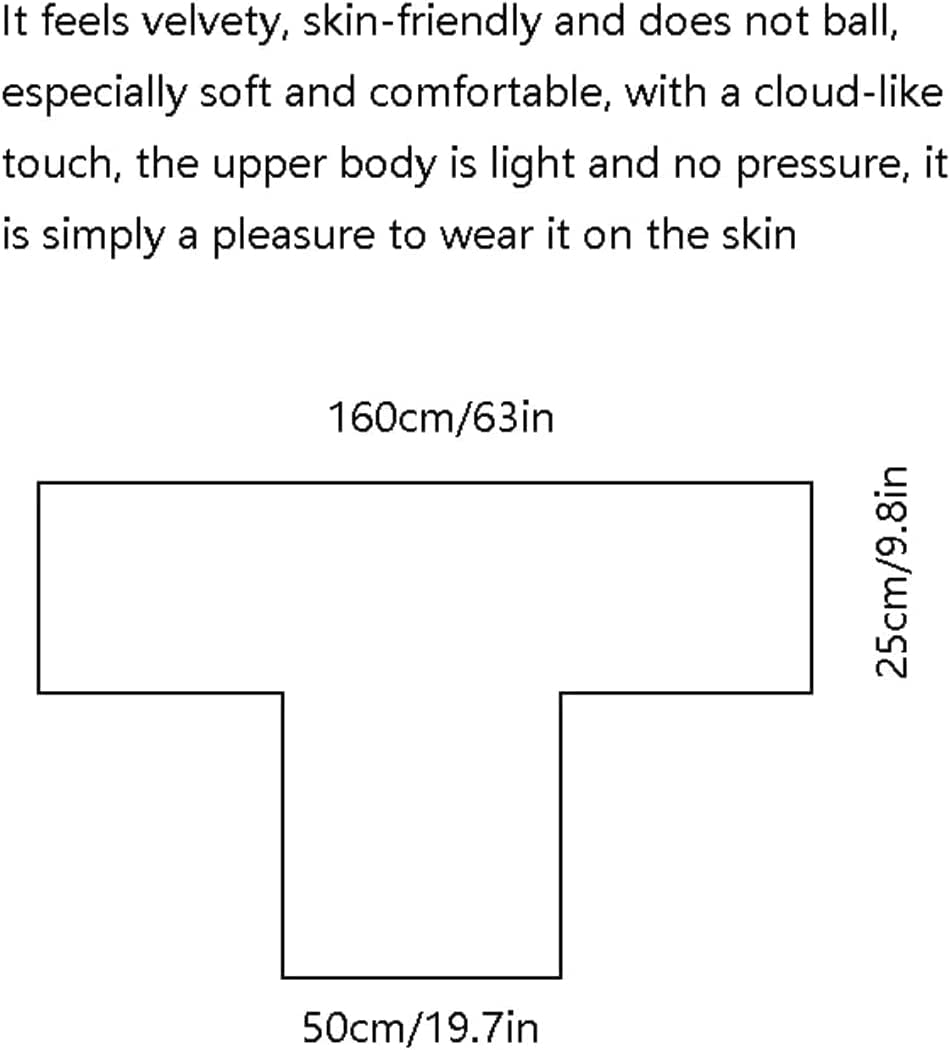 Neu Polyester-Faser-Schal, gestrickter Pullover-Oberkörper-Schal, Damenmode-Wickelschal, Bequeme Schals 160 * 25 * 50CM Mehrweg