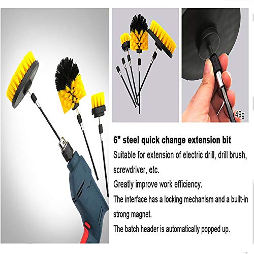 JOMSK Bevestigingsset voor boorborstels booropzetborstelset - stroom-scrubber borstel-reinigingskit - veelzijdigheid… - Image 6