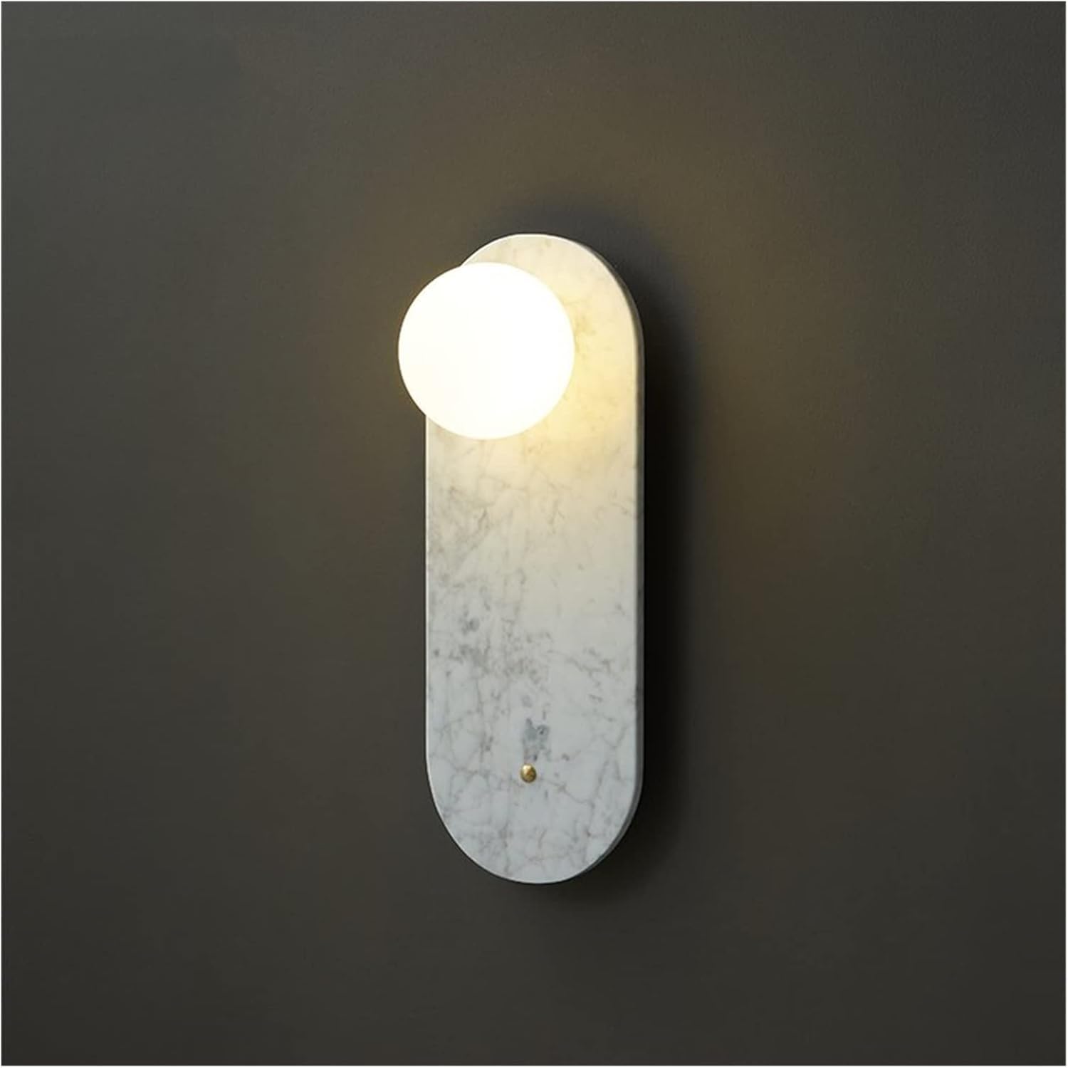 HXYSXHJUO Postmodern Marble Wall Lamp Indoor LED - Sconce Light Decor Bedside Compatible with Bedroom Study Room Dining Room, Pendant