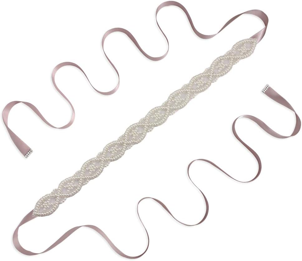 TOPQUEEN Wedding dress belts crystal Bridal Sash Wedding Sashes Bridal Belts for Wedding