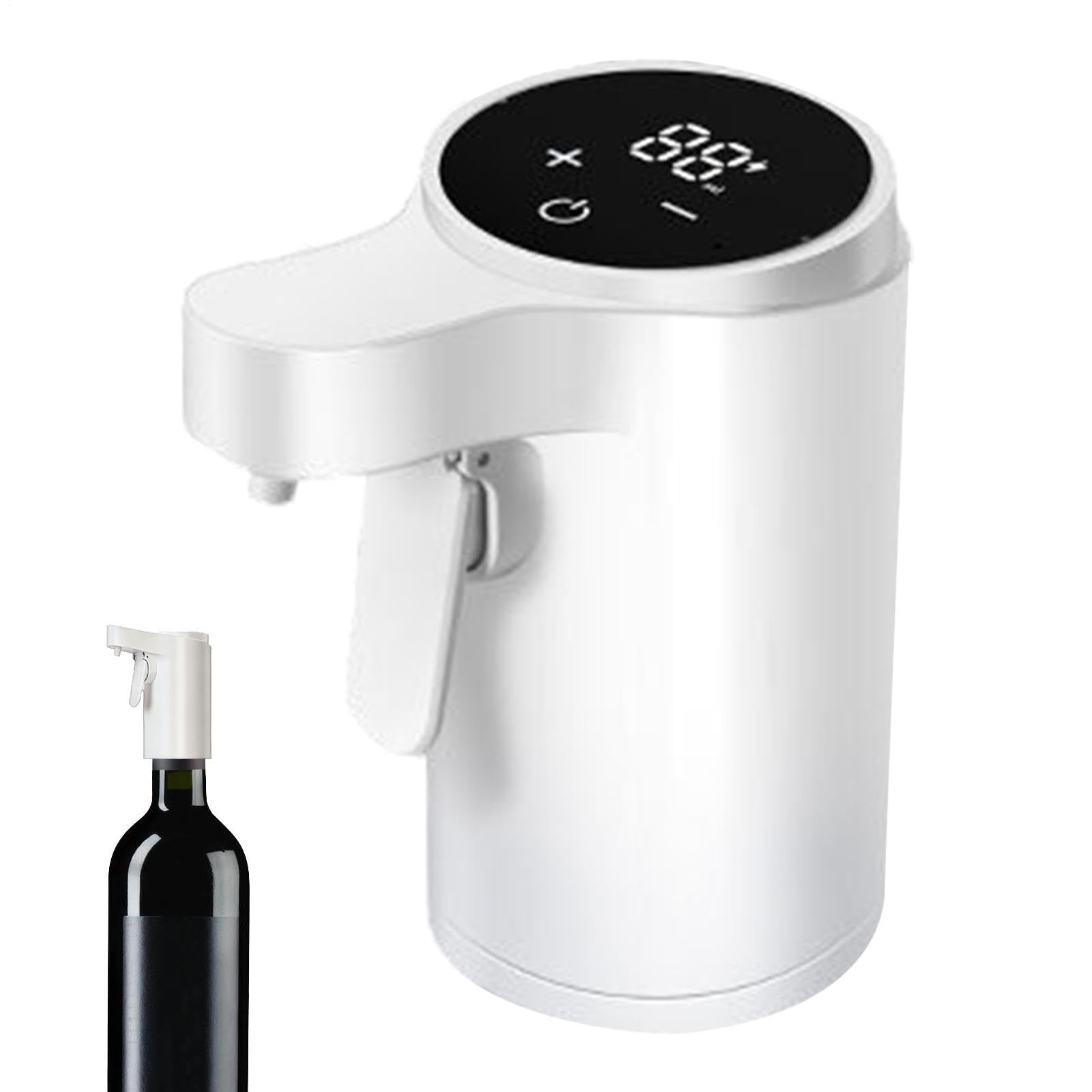 Générique Distributeur Aérateur De Vin Décanter Automatique À Écran Tactile | Carafe À Vin Électrique Préservateur De Bouteille Pour Spiritueux Whisky Alcool Cocktail Vodka Bar Maison Bureau Camping