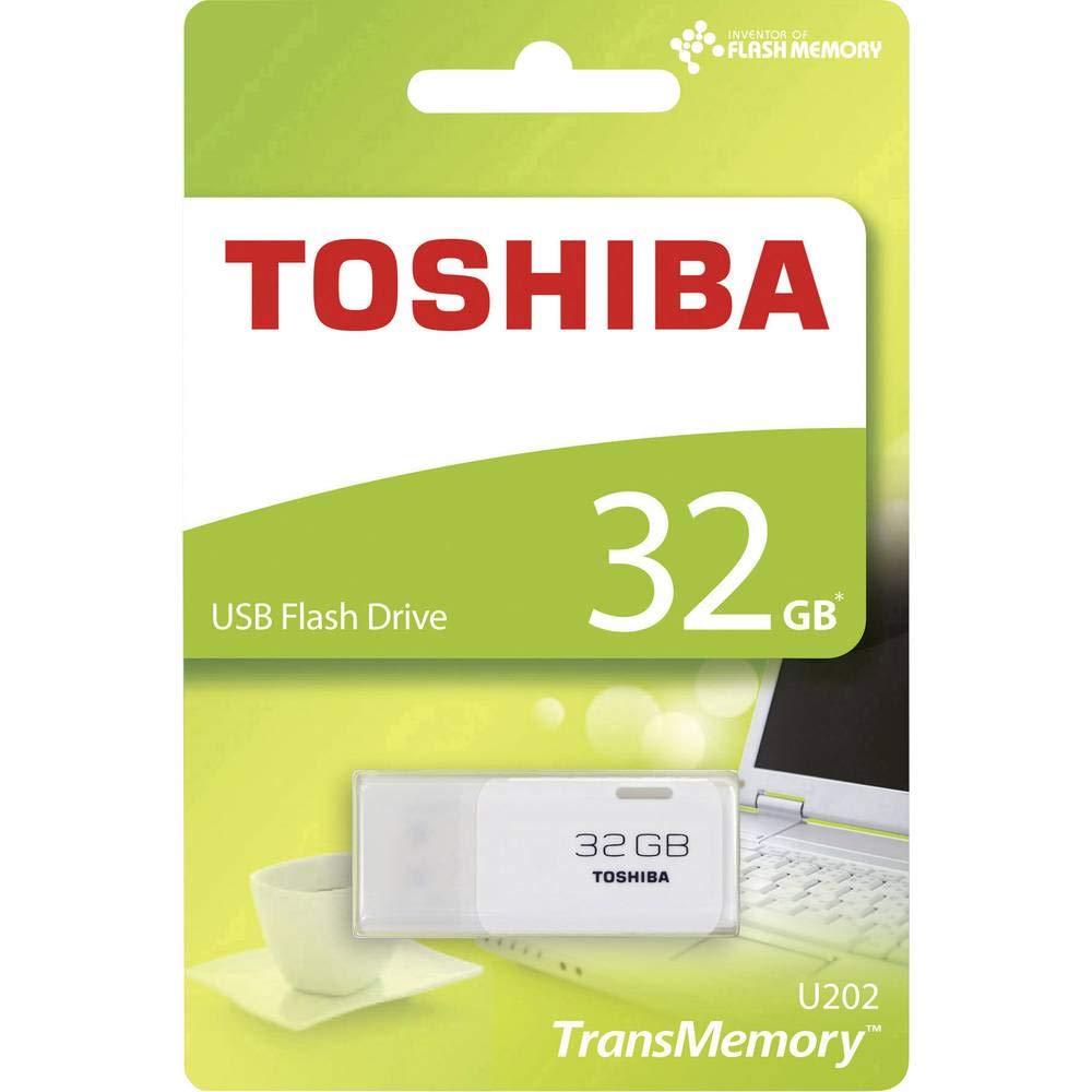Toshiba by Kioxia 32 GB TransMemory U202 USB2 White : Toshiba
