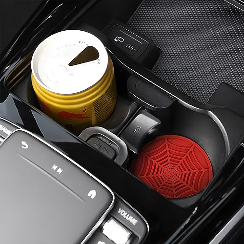 Portavasos de auto BESULEN, juego 4 piezas, diseño red miniatura 5