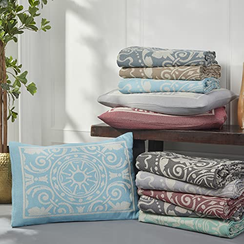 Superior BEDSPREAD ADA-QN-CR Cotton Blend 3-Piece Bedspread Set, Oversized Bedspread, 2 Matching Pillow Shams, Light Weight Blanket, Jacquard Traditional Medallion Bedding Decor thumb #3