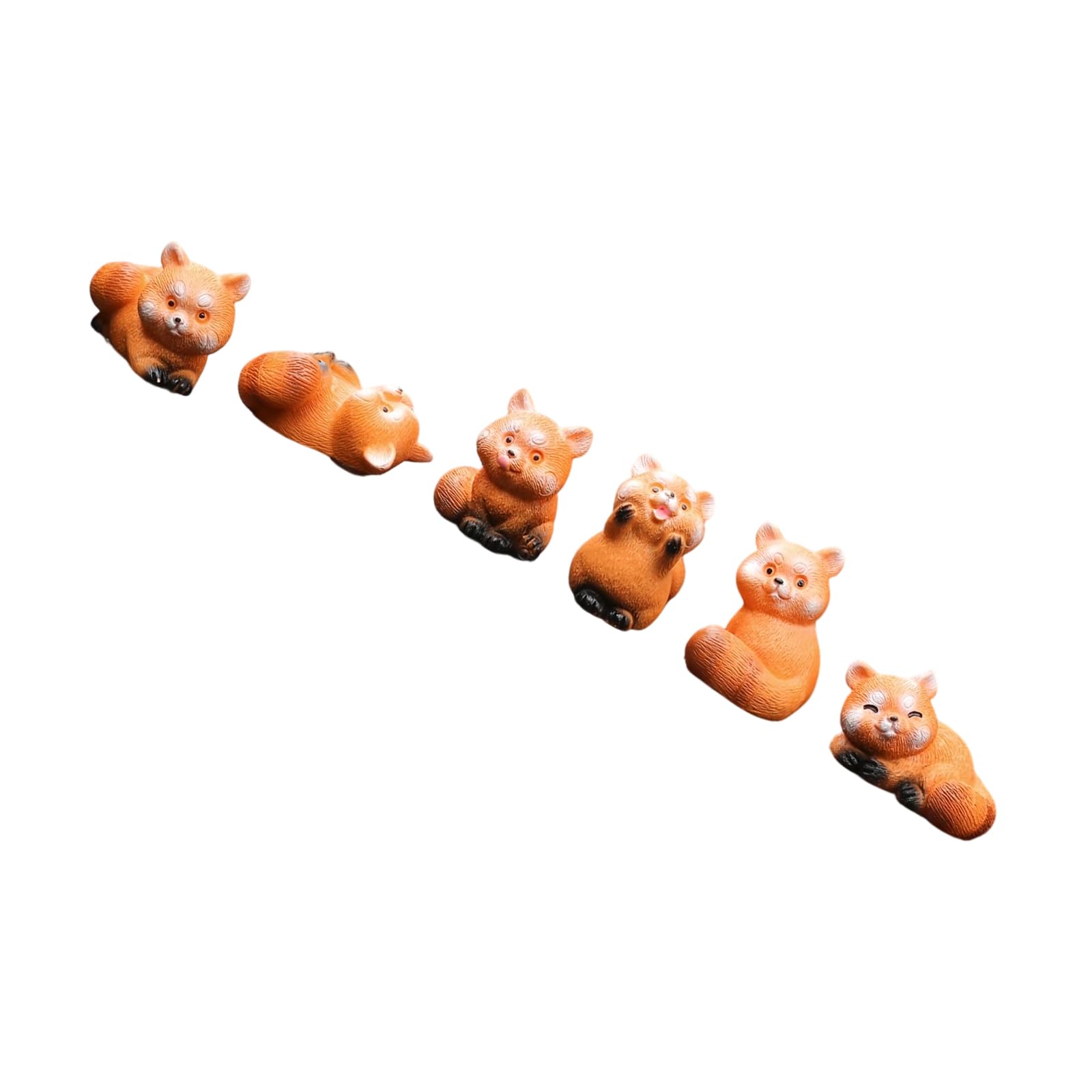 Ljmyy Miniature Pandas Figurine Cake Toppers,Minis Pandas Figures Diys Craft Plant Pots Garden Landscape Decors Ornament