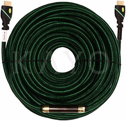 4K HDMI Cable -KAYO High Speed HDMI 2.0b Cable 18Gbps[Supports 4K HDR,UHD,3D,2160P,1080P,Ethernet]- Braided HDMI Cord-Audio Return(ARC),Xbox360,PS4/PS3,Apple TV,Roku,Plus Bonus Cable Tie (75FT -1PK)