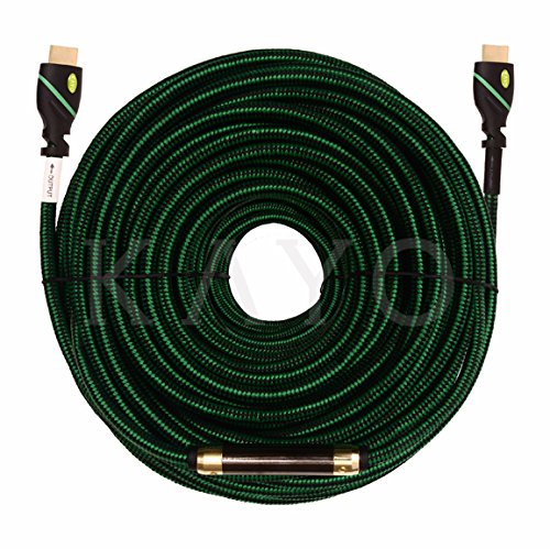 Best Deal Cheap 🛒 4K HDMI Cable -KAYO High Speed HDMI 2.0b Cable 18Gbps[Supports 4K HDR,UHD,3D,2160P,1080P,Ethernet]- Braided HDMI Cord-Audio Return(ARC),Xbox360,PS4/PS3,Apple TV,Roku,Plus Bonus Cable Tie (75FT -1PK)