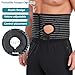 Ostomy Hernia Belt with Stoma Opening, Adjustable Ostomy Support Belt for Men & Women, Abdominal Binder for Colostomy Ileostomy Urostomy Bag, Breathable Ostomy Hernia Support Belt for Daily Wear, Secure Velcro Fit