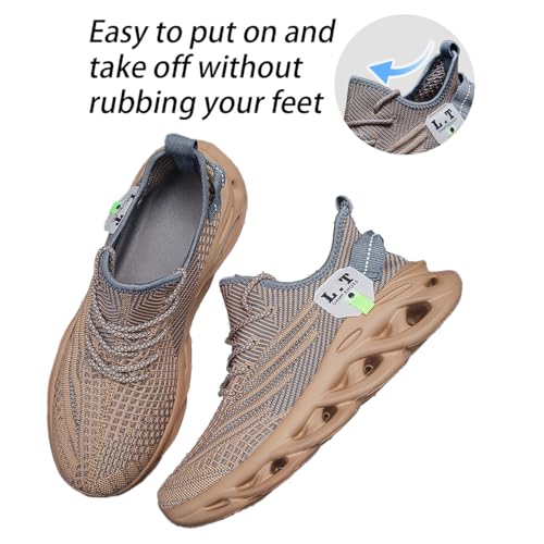 Image of DLWKIPV Women Running Shoes Walking Training Sneakers Sport Gym Fitness Tennis Shoes Non Slip Fashion Comfortable Lightweight Shoe for Casual Jogging Mesh Breathable Sneaker