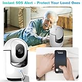 RADCLO 2K Indoor Security Camera for Home – 360° Pan/Tilt WiFi CCTV with Night Vision, Motion Detection, Pet Camera, Baby Monitor, 2-Way Audio, Remote App View, Works with Cloud & SD Card - Image 5