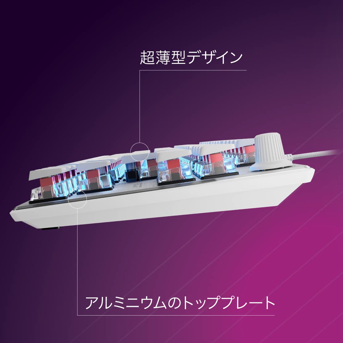 Amazon.co.jp: ROCCAT ゲーミングキーボード Vulcan TKL JP 日本語配列