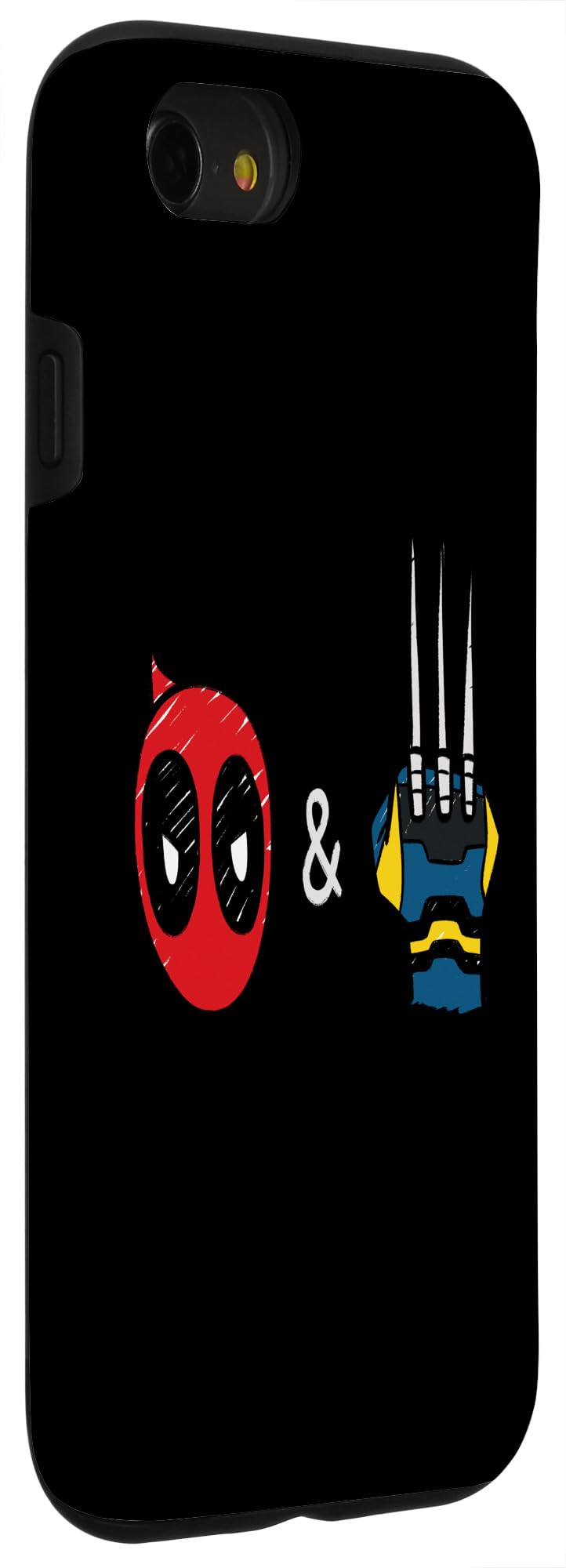 Marvel Studios Deadpool & Wolverine Mask & Claw Emoji Icons Case for iPhone SE (2020) / 7 / 8 - Image 3
