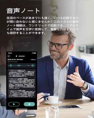 Domars Domars スマートグラス AIスマートメガネ W100-A の商品画像 3
