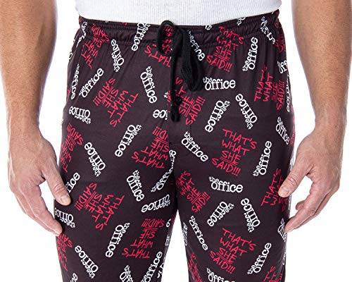 The Office Men's That's What She Said Loungewear Sleep Pajama Pants2