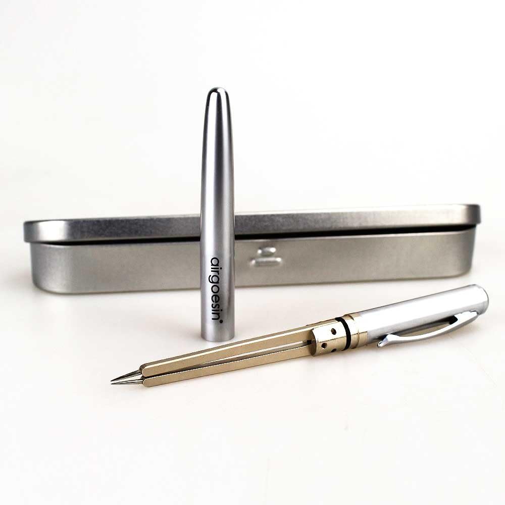 Airgoesin ECG EKG Calipers Pen Ruler Measures Precision Tool Gift for Cardiologist with Box