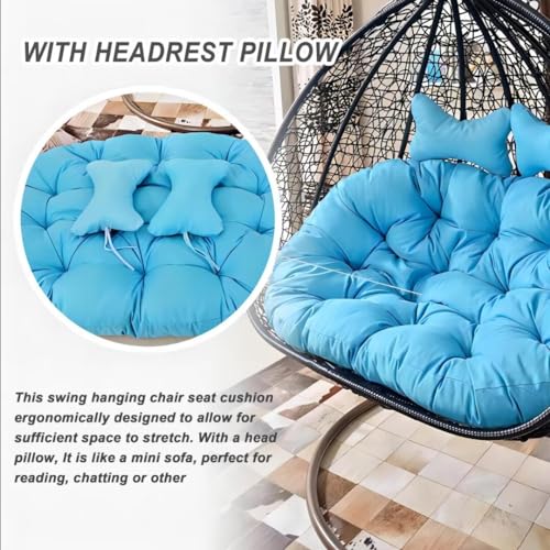 Cojines de asiento nido gruesos y suaves con almohadas lavables 5