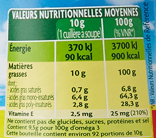 Huile De Colza Source D?oméga 3 Fleur De Colza La Bouteille De - vue 5