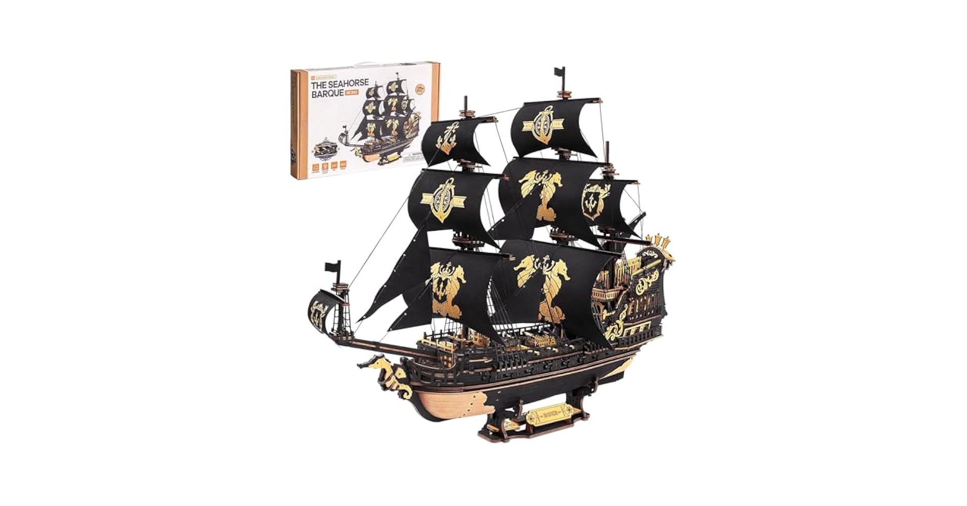 Amazon.com: ROBOTIME Seahorse 3D Wooden Puzzles for Adults