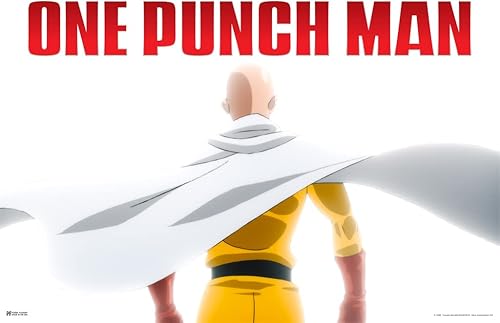 Miniatura 3 de One Punch Man Saitama Wearing Cape Japanese Superhero Manga Anime Character Cool Wall Decor Art Print Poster 24x36