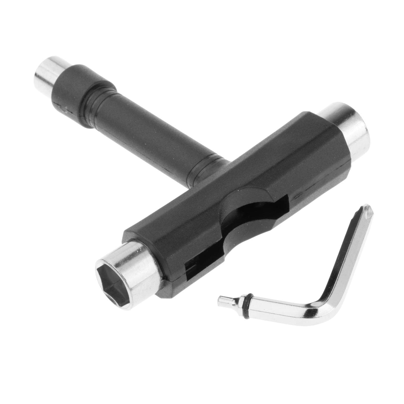 1 Ensemble Skateboard Trucks Accessoires Roues Roulements Outils Alliage Polyvalence Réglable pour Skateurs Amateur et Professionnel