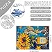 Sunflower Jigsaw Puzzle，Banksy Graffiti Style Baby Angel 1000 Pieces Jigsaw Puzzles for Adults，27 x 20 Inches Puzzles for Family，HD Quality Puzzle Gift，Family Activity Perfect for Game Night