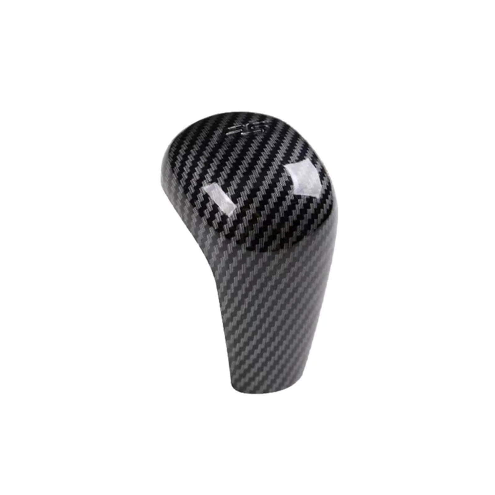 AQWEBVPL Speed Gear Stick Cover 1PCS Car Gear Shift Knobs Cover Interior Decoration Accessories Fit for Mazda 3 BP Axela CX 30 CX30 50 CX50 2019-2025(Carbon Fiber)