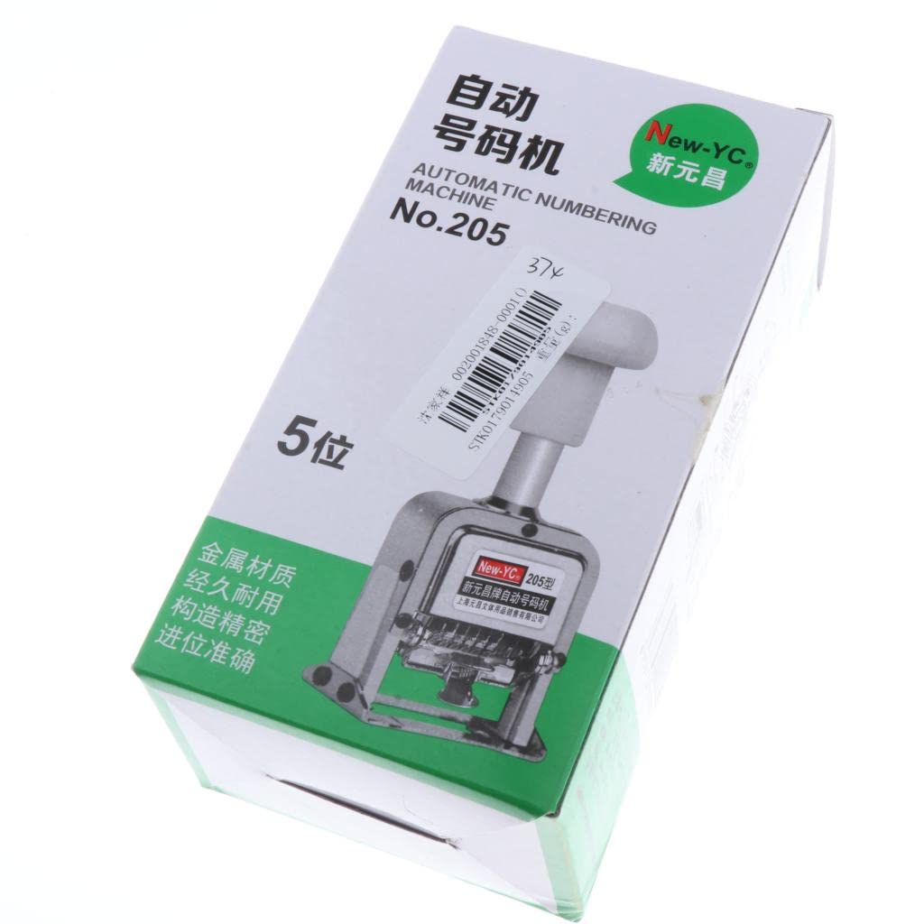 アンティーク雑貨 AMERICAN NUMBERING MACHINE 5 ACTION Metal 5-Position Automatic Numbering Machine Roller Digital
