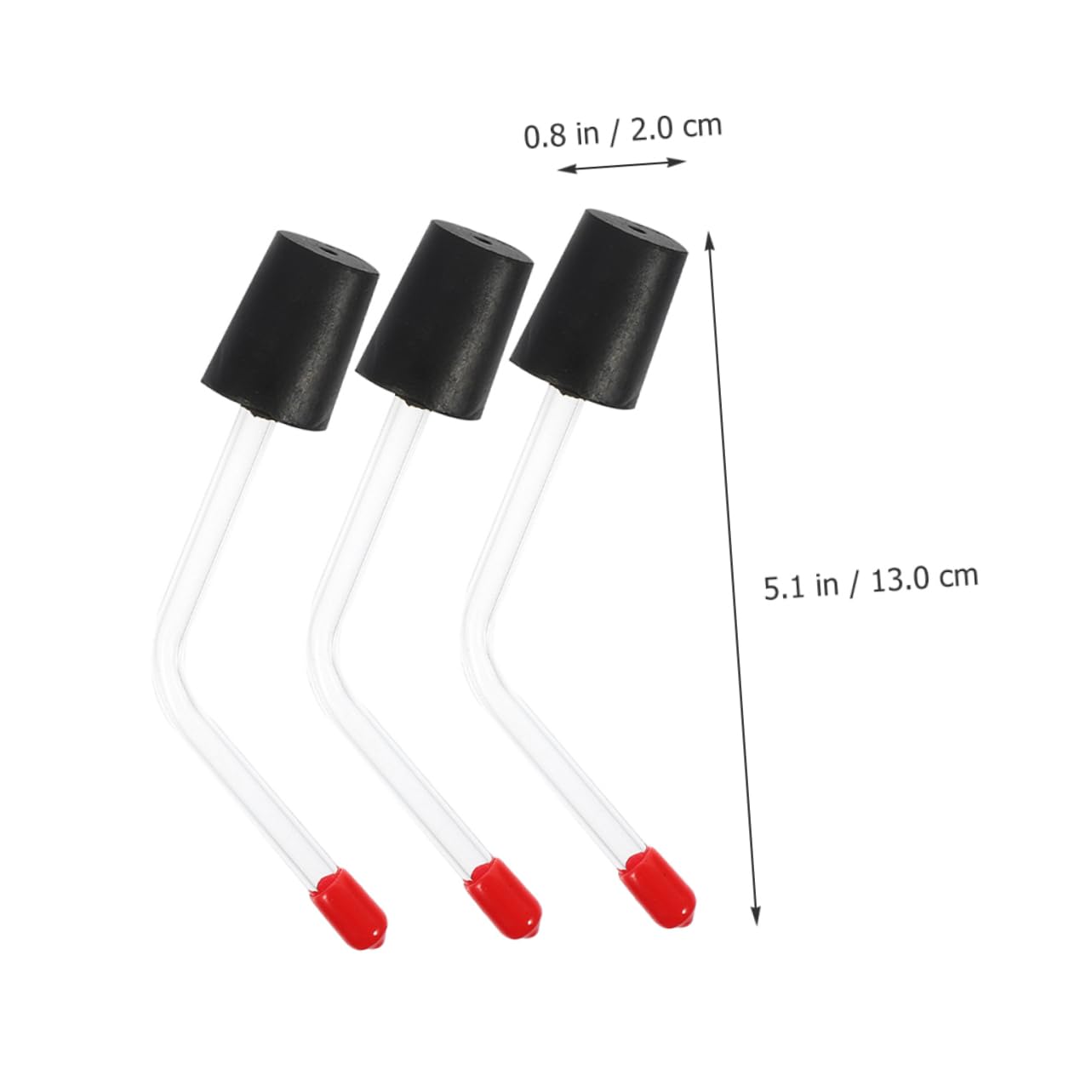 HEMOTON 4 Ensembles Mangeoire pour Colibris en Buvant Tube De Mini Mangeoire À Colibris Tubes d'alimentation pour s À Main pour s Plastique 3 Pièces * 4