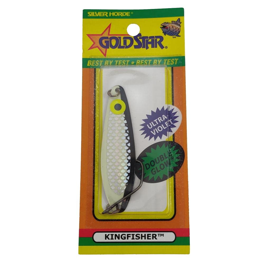 Amazon.co.jp: シルバーHorde # 4 Kingfisher Lite釣りスプーン