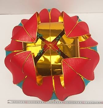 Amazon.co.jp: 琉球 花笠 舞踊 小道具 約50cm 民族衣装 日本