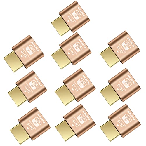 Image of 10 Pack HDMI Dummy Plug 4K@60Hz,Virtual Monitor Emulator