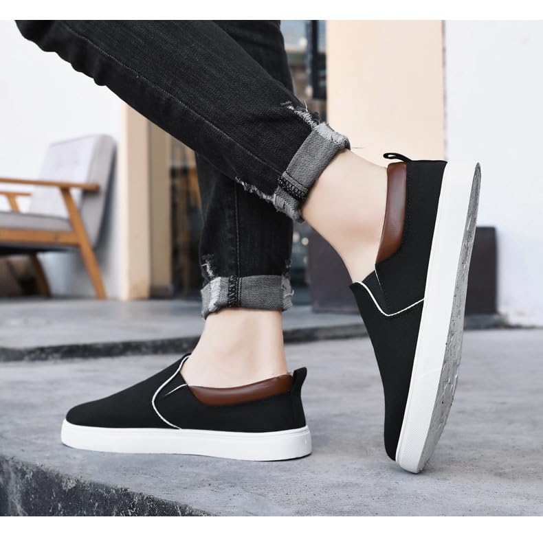 Men's Casual Shoes, Breathable mesh Upper, Soft Sole Sports Men's Shoes, Fashionable Sports Flat Shoes4